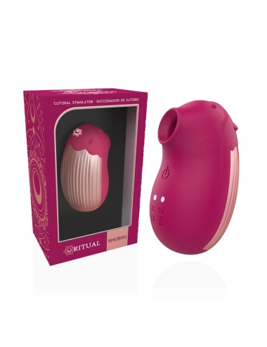 RITHUAL SHUSHU NOVA GERAÇÃO CLITORAL SUCKER AQUA CERISE
