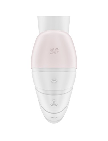 SATISFYER - ESTIMULADOR DE PULSO DE AR SUPERNOVA E VIBRAO BRANCO