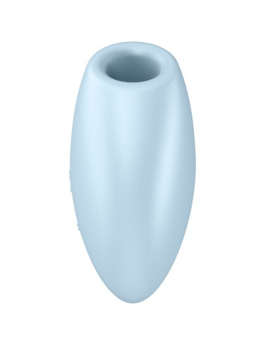 SATISFYER - CUTIE HEART ESTIMULADOR DE PULSO E VIBRADOR DE AR AZUL