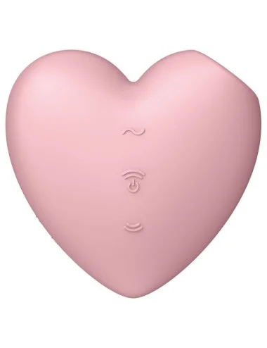 ESTIMULADOR E VIBRADOR CARDÍACO SATISFYER CUTIE - ROSA
