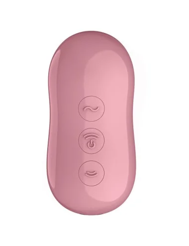 ESTIMULADOR E VIBRADOR DE ALGODÃO DOCE SATISFYER - ROSA