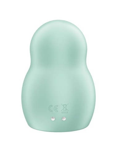 SATISFYER - PRO TO GO 1 ESTIMULADOR E VIBRADOR DE PULSO DE AR DUPLO VERDE