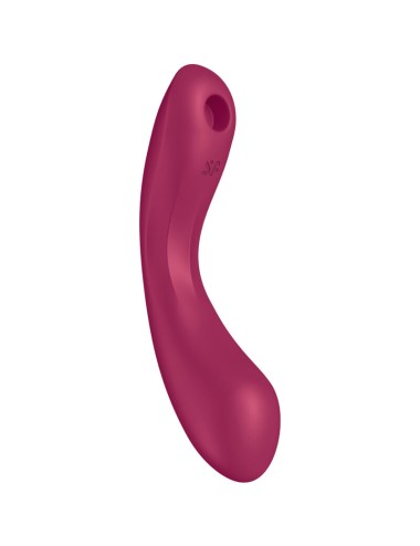 SATISFYER - CURVA TRINITY 1 AIR PULSE VIBRAÇÃO VERMELHO