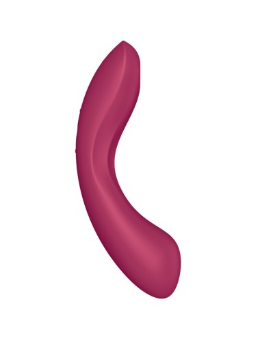 SATISFYER - CURVE TRINITY 1 AIR PULSE VIBRATION VERMELHO