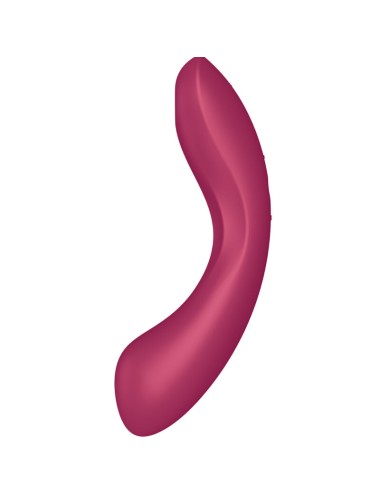 SATISFYER - CURVE TRINITY 1 AIR PULSE VIBRATION VERMELHO