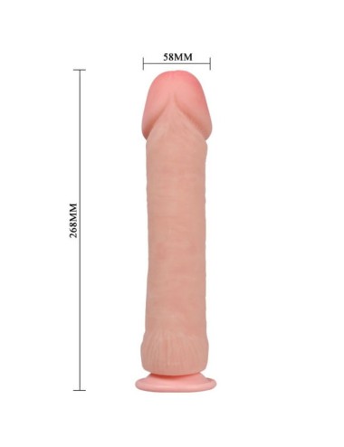 BAILE - DILDO REALÍSTICO NATURAL DO PÊNIS GRANDE 26 CM