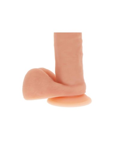 GET REAL - DILDO DE SILICONE 20,5 CM W BOLAS PELE