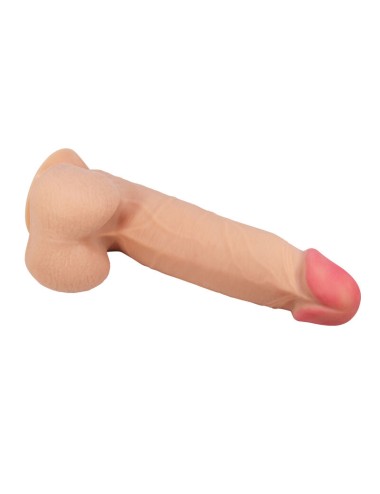 PRETTY LOVE - SÉRIE SLIDING SKIN DILDO REALÍSTICO COM VENTOSA DESLIZANTE PELE 21,8 CM