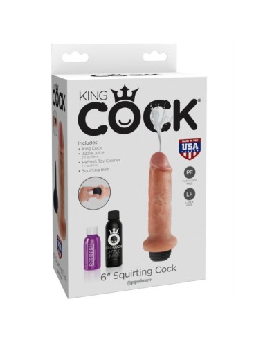 KING COCK - 15.24 CM DILDO GOZANDO