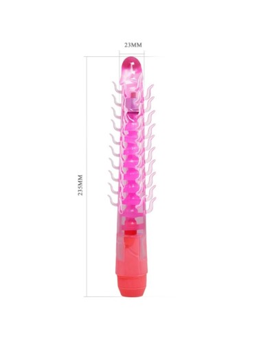 BAILE - FLEXI VIBE SENSUAL SPINE DILDO VIBRATÓRIO DOBRVEL LILAL 23.5 CM