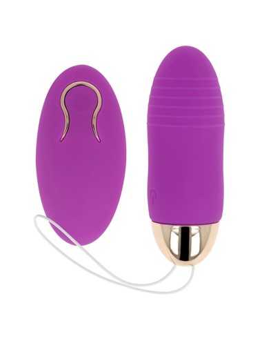 OHMAMA - OVO VIBRANTE COM CONTROLE REMOTO 10 VELOCIDADES ROXO