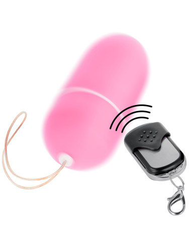 ONLINE - OVO VIBRANTE COM CONTROLE REMOTO L ROSA