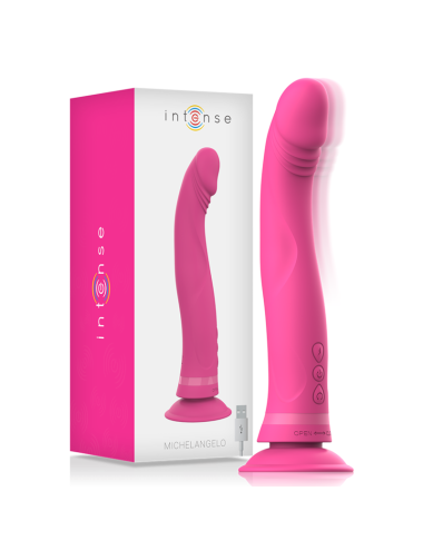 INTENSE - MICHELANGELO ROSA VIBRADOR DE SILICONE DILDO
