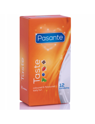 PASANTE - DE PRESERVATIVOS SABORES 12 UNIDADES