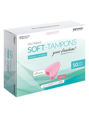 JOYDIVISION SOFT-TAMPONS - ORIGINAL SOFT-TAMPONS MINI X 50 UNIDADES