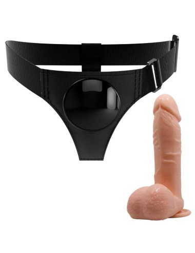 PRETTY LOVE - ARNÊS CUECAS ARNÊS UNIVERSAL COM DILDO TOM 20 CM NATURAL