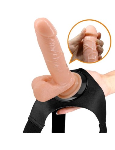 PRETTY LOVE - ARNÊS CUECAS ARNÊS UNIVERSAL COM DILDO TOM 20 CM NATURAL