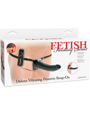 FETISH FANTASY SERIES - DELUXE VIBRANDO PENETRIS STRAP-ON