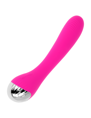 OHMAMA - VIBRADOR FLEXÍVEL ESTIMULAÇÃO PONTO G 19 CM