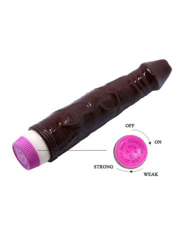 BAILE - VIBRADOR WAVES OF PLEASURE 23 CM CASTANHO