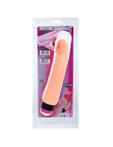 BAILE - VIBRADOR REALISTA FLEXÍVEL NATURAL 24 CM