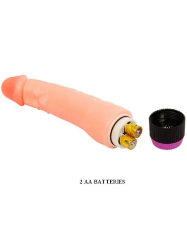 BAILE - VIBRADOR REALISTA FLEXÍVEL NATURAL 24 CM