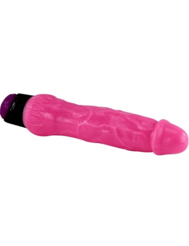 BAILE - VIBRADOR SEXO REALISTA COLORIDO ROSA 24 CM