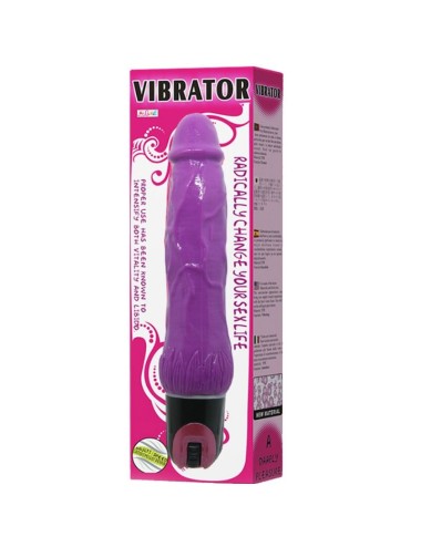 BAILE - VIBRADOR MULTIVELOCIDADE DAAPLY PLEASURE ROXO