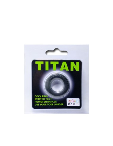 BAILE - TITAN ANEL PRETO VERDE 2 CM