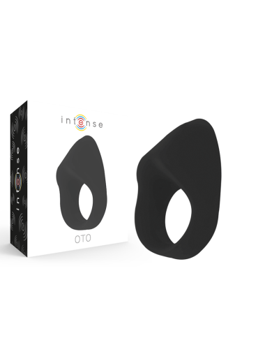 INTENSE - ANEL VIBRADOR RECARREGVEL OTO PRETO