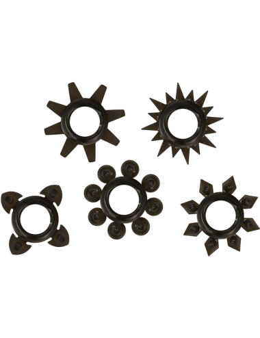 OHMAMA - CONJUNTO DE 5 ANÉIS DE SILICONE PARA TESTÍCULOS E PÊNIS