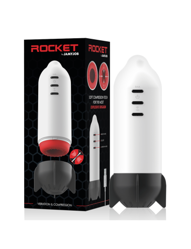 JAMYJOB - ROCKET MASTURBATOR TECNOLOGIA DE COMPRESSO SUAVE E VIBRAO