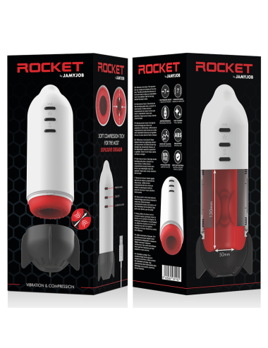 JAMYJOB - ROCKET MASTURBATOR TECNOLOGIA DE COMPRESSO SUAVE E VIBRAO