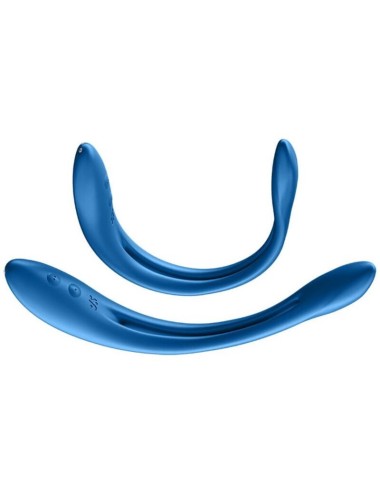 SATISFYER - MULTI VIBRADOR ELASTIC GAME AZUL