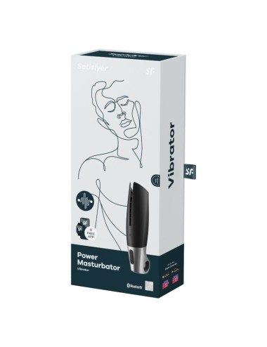 SATISFYER - MASTURBADOR POWER PRETO