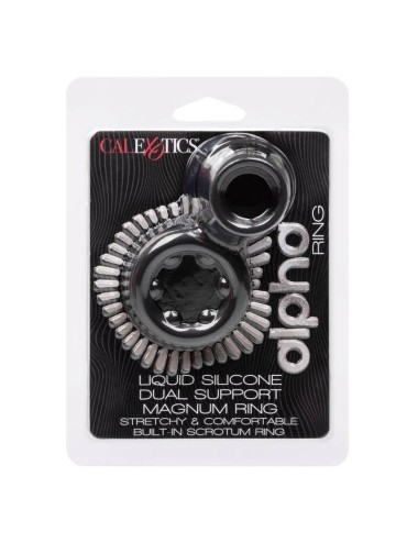 CALEXOTICS - ANEL ALPHA DUAL MAGNUM PRETO