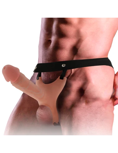 INTENSE - ARNÊS OCO COM DILDO DE SILICONE 16 X 3