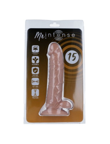 MR INTENSE - 15 PÊNIS REALÍSTICO 19.5 CM -O- 4.1 CM