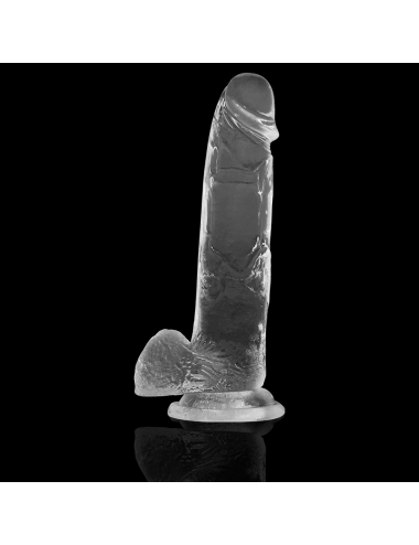 X RAY - DILDO TRANSPARENTE COM BOLAS 22 CM -O- 4.6 CM