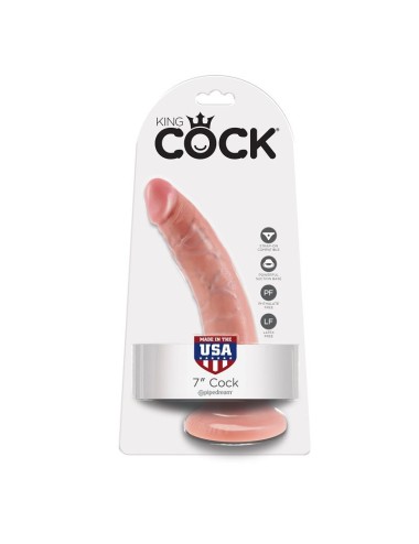 KING COCK - 7 CARNE DE DILDO 17.8 CM
