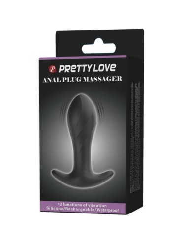 PRETTY LOVE - VIBRADOR ANAL PRETO PRETO AMOR