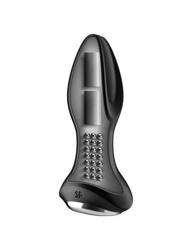 SATISFYER - ROTATOR PLUG 2+ APLICATIVO VIBRATÓRIO PRETO