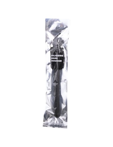 ALL BLACK - ROLHA DE SISTEMA DE SILICONE ANAL PARA CHUVEIRO 27 CM