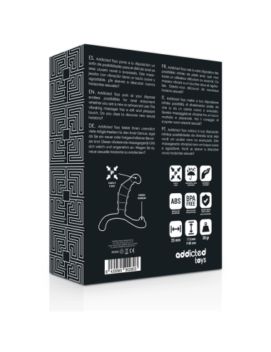 ADDICTED TOYS - PRÓSTATA ANAL PRAZER PRETO