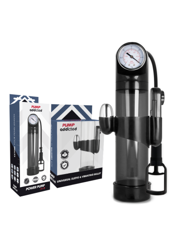 PUMP ADDICTED - VIBRADOR PRETO RX9