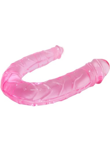 BAILE - DUPLO DONG DILDO ROSA DUPLO