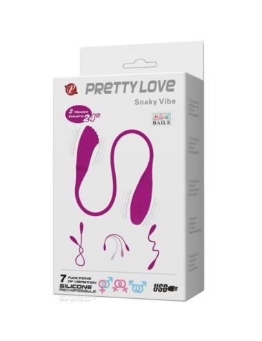 PRETTY LOVE - SMART VIBRADOR SNAKY VIBE 2 MOTORES