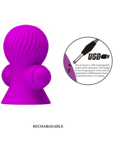 PRETTY LOVE - ESTIMULADORES DE NIPPLE 12 M VIBRAO LILS