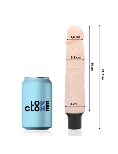 LOVECLONE - VIBRADOR AUTO LUBRIFICANTE FINN 21.2 CM -O- 3.8 CM