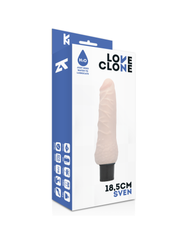 LOVECLONE - VIBRADOR AUTO LUBRIFICANTE SVEN 18.5 CM -O- 3.3 CM